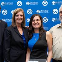 Emily and alumni relations team